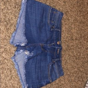 Denim shorts